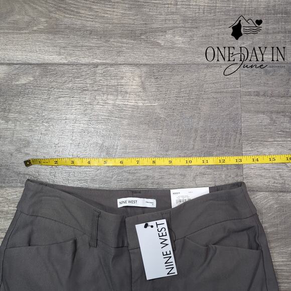 Nine West High Rise Slim Ankle Pants Size 4 - Picture 3 of 6